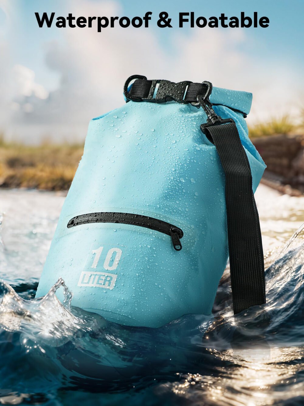 DB02 Roll-Top Dry Bag for Swimming Rafting Adventure
