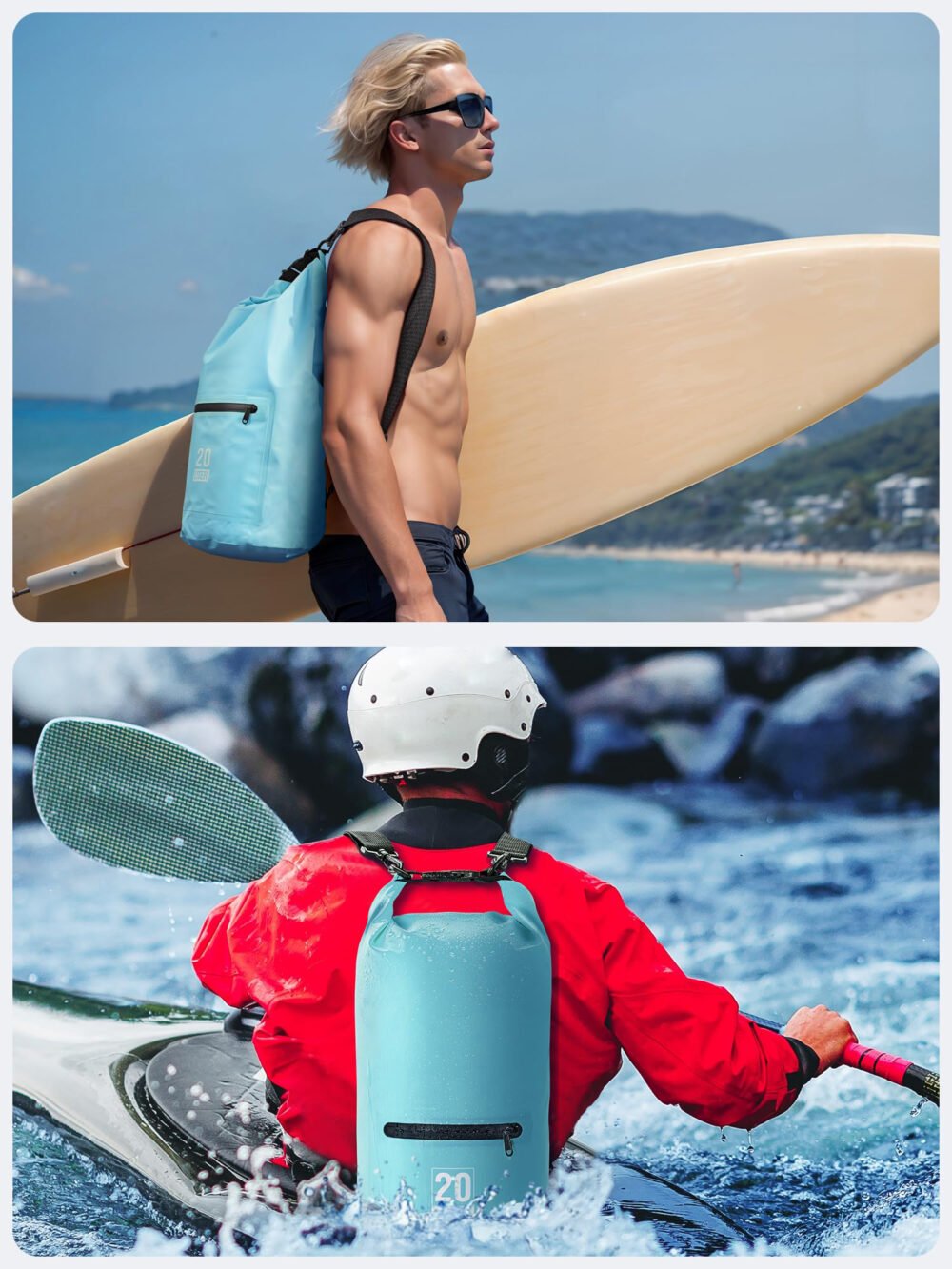 DB02 Roll-Top Dry Bag for Swimming Rafting Adventure